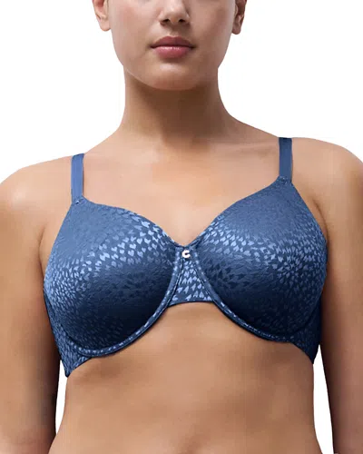 Chantelle Magique Seamless Unlined Minimizer Bra In Blue