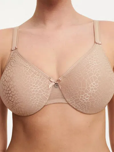 Chantelle Magnifique Seamless Unlined Minimizer Bra In Ultra Nude In Neutral