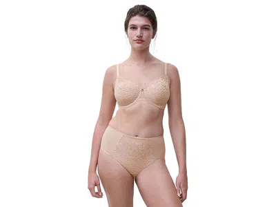 Chantelle Maris Lace Full Coverage Unlined Bra In Brown