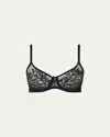 Chantelle Marisfull Floral Lace Underwire Bra In Black