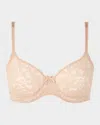 Chantelle Marisfull Floral Lace Underwire Bra In Nude Blush-01n