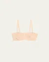 Chantelle Nora Strapless Floral Lace Bra In Nude Blush