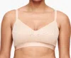 Chantelle Norah Supportive Wirefree Bra In Beige
