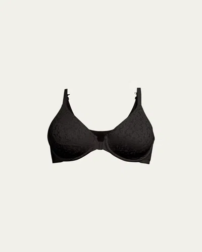 Chantelle Norah Floral Lace Bra In Black