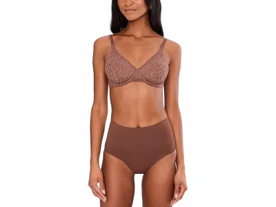 Chantelle Norah Full Coverage Unlined Molded Bra In Brown