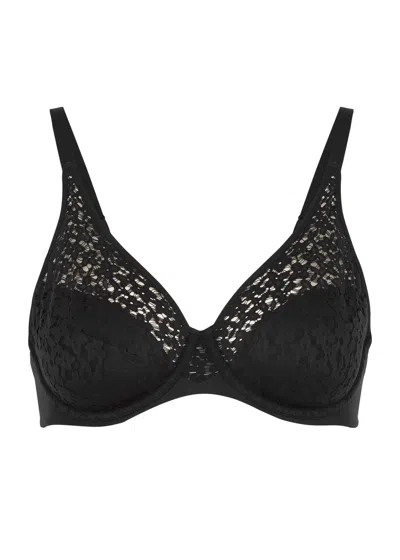Chantelle Norah Lace Underwired Bra In Black