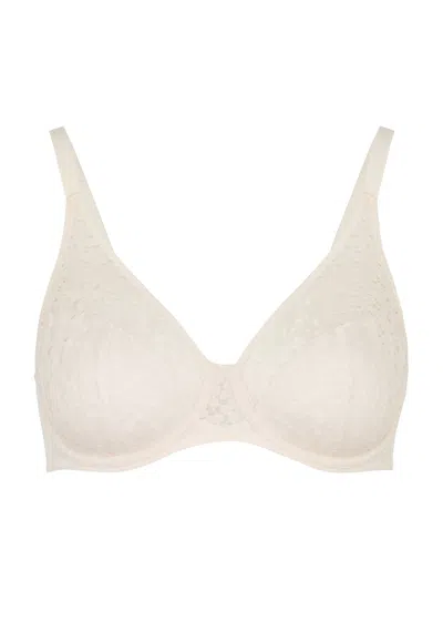 Chantelle Norah Lace Underwired Bra In Pearl