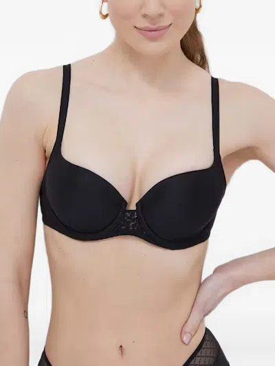 Chantelle Norah Lace-trim Underwired Bra In Black