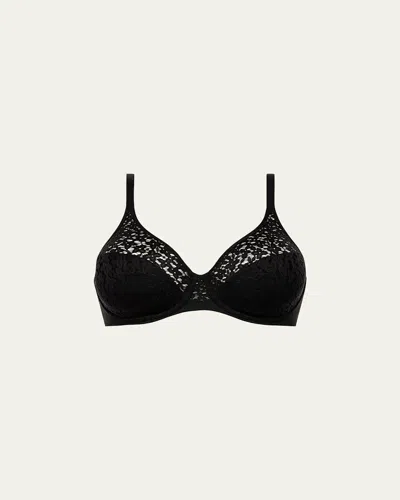 Chantelle Norah Molded Lace Bra In Talc