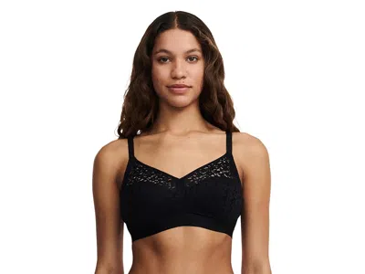 Chantelle Norah Supportive Wire Free Bra In Black