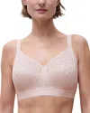 Chantelle Norah Supportive Wirefree Bra In Blushing Pink