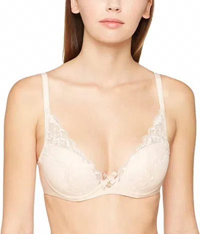 Chantelle Orangerie Plunge Bra In Skin In White