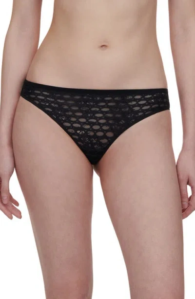 Chantelle Pulp Fishnet, Lace & Tulle Thong
