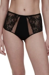 Chantelle Pulp High Waist Lace Inset Briefs