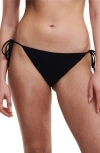 Chantelle Pulp Jacquard Bikini Bottoms In Black