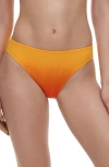 Chantelle Pulp Jacquard Bikini Bottoms In Orange