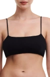 Chantelle Pulp Jacquard Bikini Top In Black