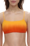 Chantelle Pulp Jacquard Bikini Top In Multi