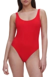Chantelle Pulp Jacquard Low Back One-piece Swimsuit