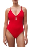Chantelle Pulp Jacquard One-piece Swimsuit