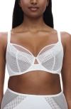 Chantelle Pulp Unlined Underwire Demi Bra In White