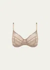 Chantelle Revele Moi Perfect Fit Underwire Bra In Nubuck