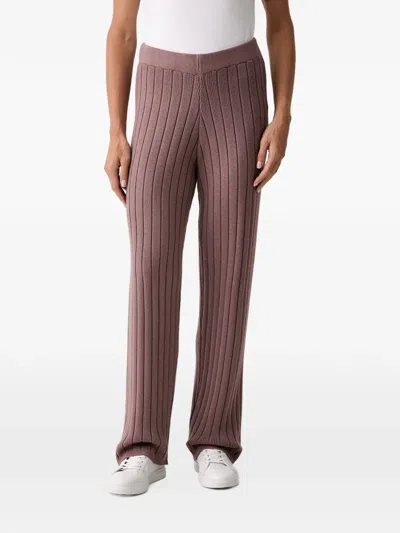 Chantelle Ribbed-knit Trousers In Multi
