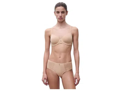Chantelle Romance Low Coverage T-shirt Bra In Neutral