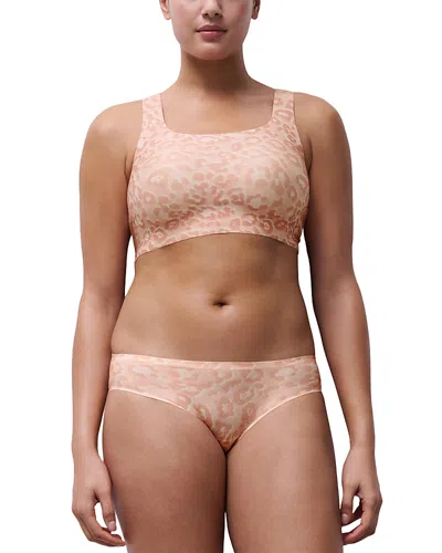 Chantelle Seamless Print Bikini In Neutral