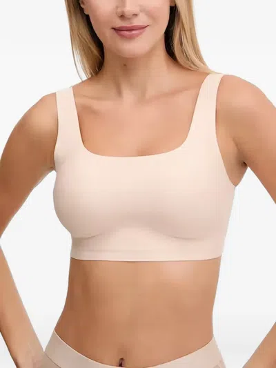 Chantelle Seamless Scoop-neck Bra In Neutral
