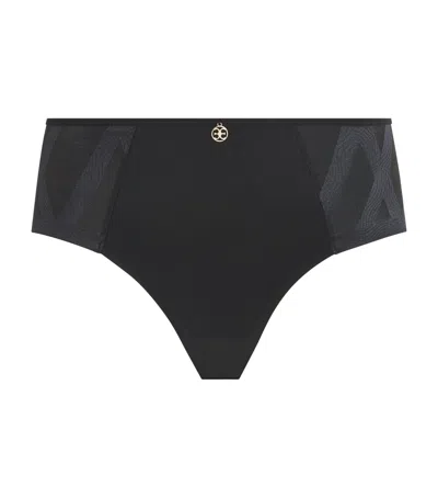 Chantelle Shorty Glaze Briefs In Black