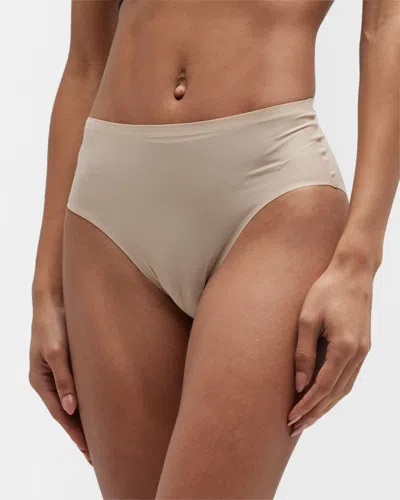 Chantelle Soft Stretch French-cut High-leg Briefs In Ultra Nude