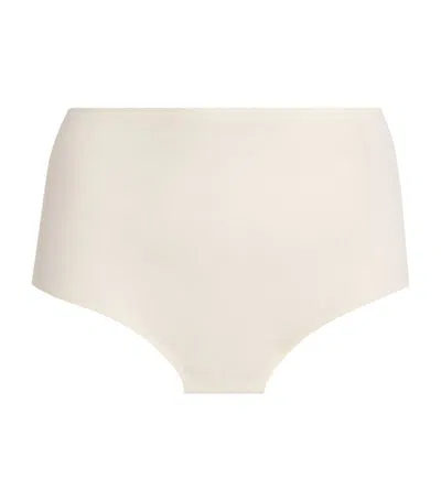 Chantelle Soft Stretch High-rise Stretch-jersey Thong In 0wu Nude