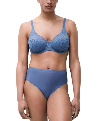 Chantelle Soft Stretch High Cut Briefs In Blue