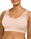 Chantelle Soft Stretch Lace Back Bralette In Nude Blush