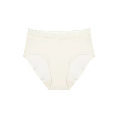 Chantelle Soft Stretch Lace-trimmed Hipster Briefs In Neutral