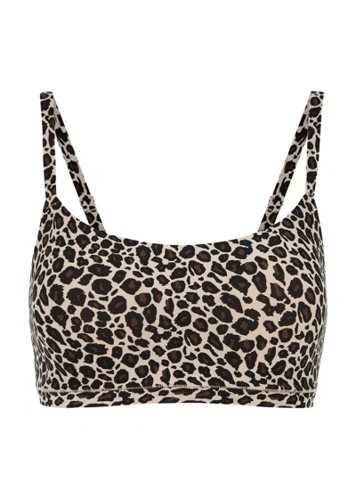 Chantelle Soft Stretch Leopard-print Padded Soft-cup Bra