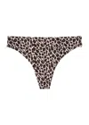 CHANTELLE SOFT STRETCH LEOPARD-PRINT THONG