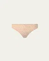 Chantelle Soft Stretch Leopard-print Thong In Norah Nude Print