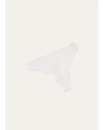 Chantelle Soft Stretch Microfiber Thong In White