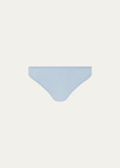 Chantelle Soft Stretch Microfiber Thong In Slate Blue