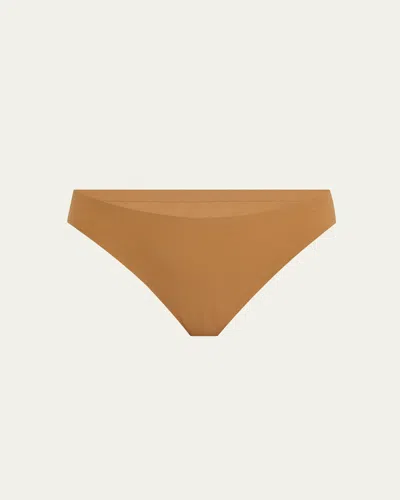 Chantelle Soft Stretch Microfiber Thong In Tabac-0gu