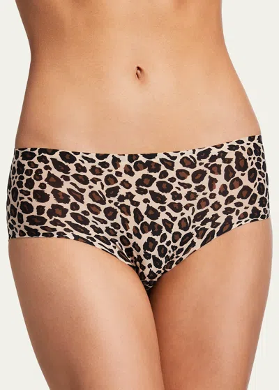 Chantelle Soft Stretch Mid-rise Hipster Briefs In Animal Print