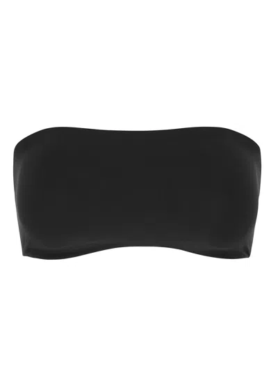 Chantelle Soft Stretch Nude Bandeau Bra In Black