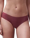Chantelle Soft Stretch One-size Bikini In Burgundy