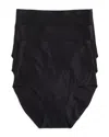 Chantelle Soft Stretch One-size Hipsters, Set Of 3 In Black