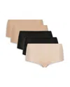 Chantelle Soft Stretch One-size High-rise Briefs, Set Of 5 In Multi