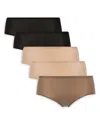 Chantelle Soft Stretch One-size Hipsters, Set Of 5 In Assorted