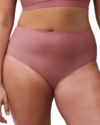 Chantelle Soft Stretch One-size Seamless Briefs In Purple