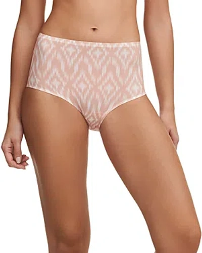 Chantelle Soft Stretch One-size Seamless Briefs In Ikat Print